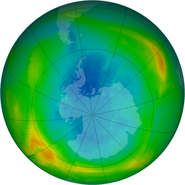 Ozone Map 1981-09-14